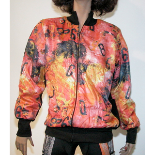 Fleece Jacke rot - M